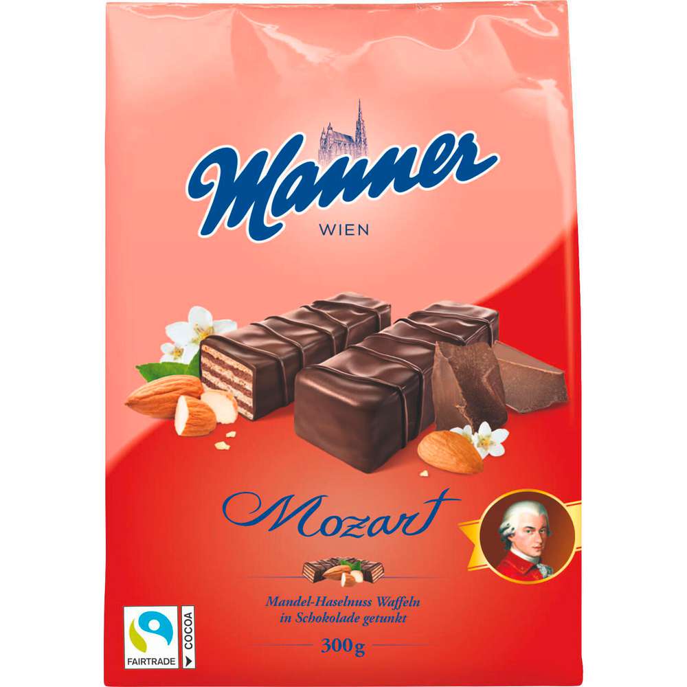 Produktabbildung Manner Waffelgebäck Mozart Mignon