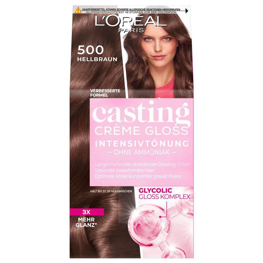 Produktabbildung L´Oreal Haartönung Casting Creme Goss, 500 Hellbraun