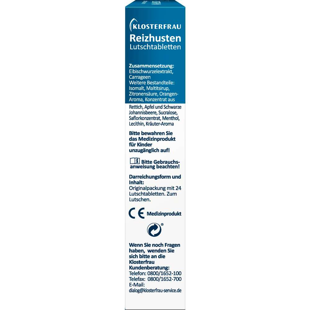 Produktabbildung Klosterfrau Broncholind ,Reizhusten Lutschtabletten