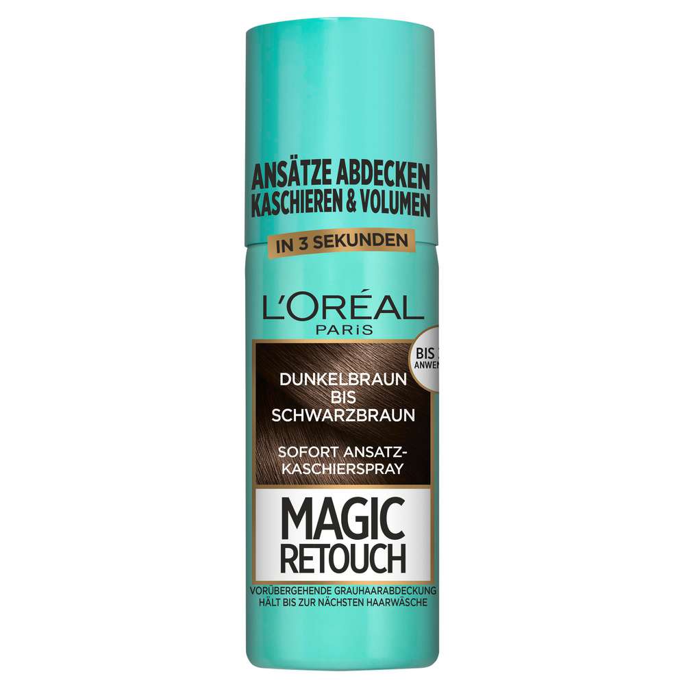 Produktabbildung L'Oreal Paris Ansatzspray Magic Retouch 2 Dunkelbraun-Schwarzbraun