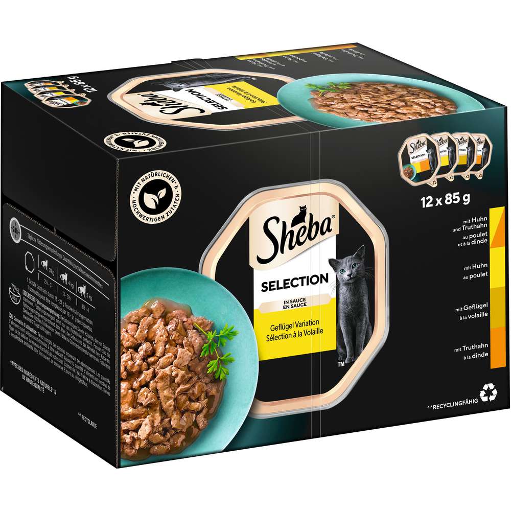 Produktabbildung Sheba Katzen-Nassfutter Selection, Geflügel Variationen