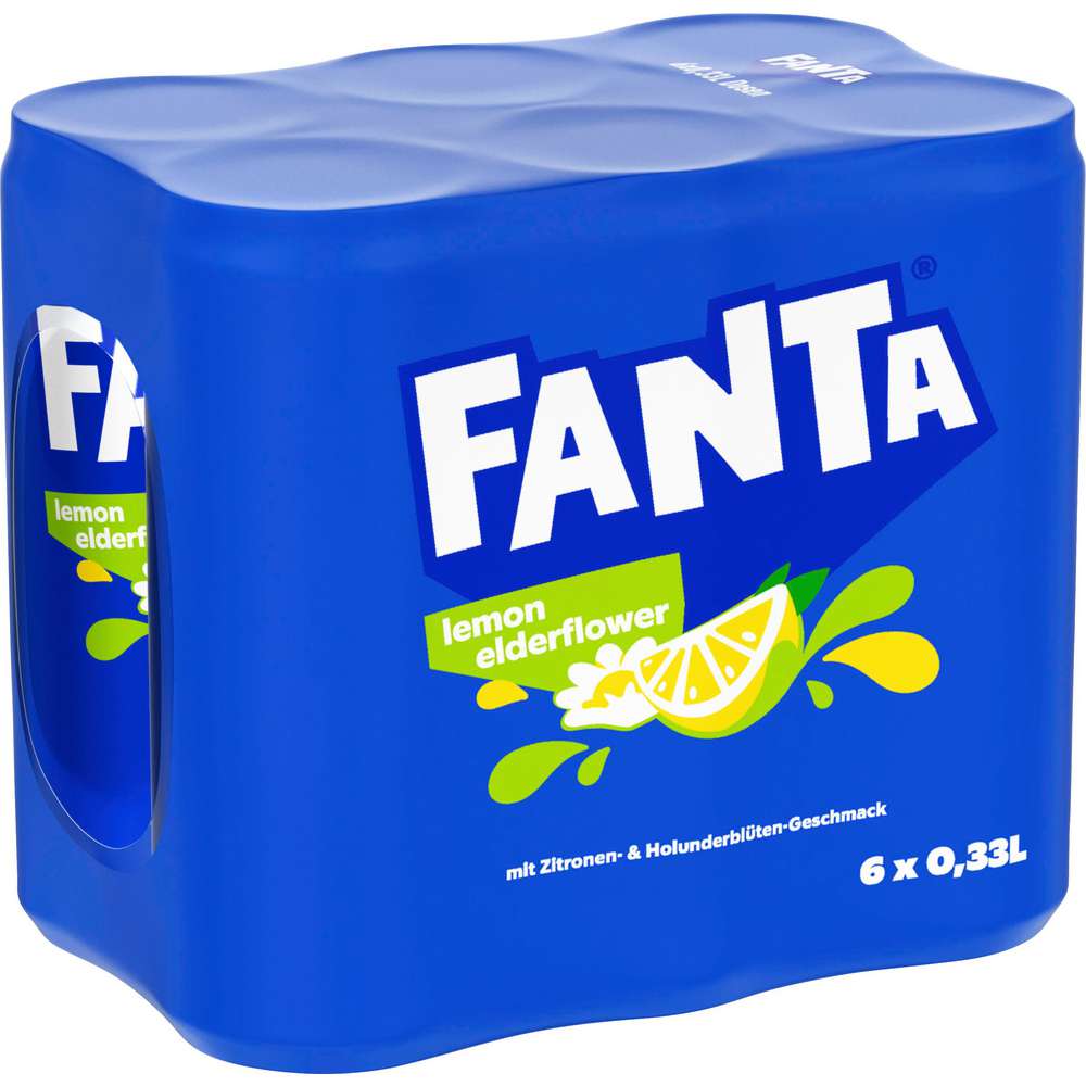 Produktabbildung Fanta Limonade, Lemon & Elderflower