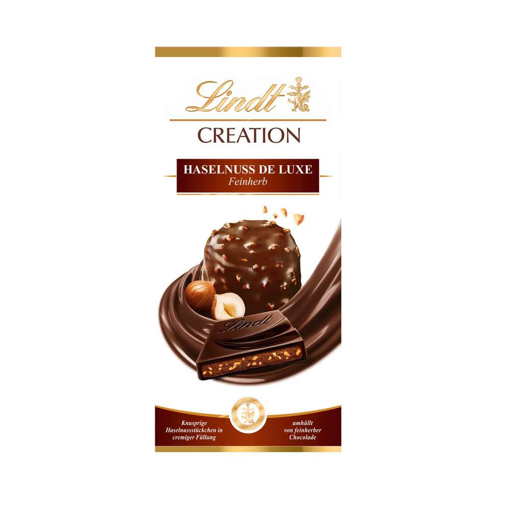 Produktabbildung Lindt Creation Tafelschokolade, Haselnuss de Luxe