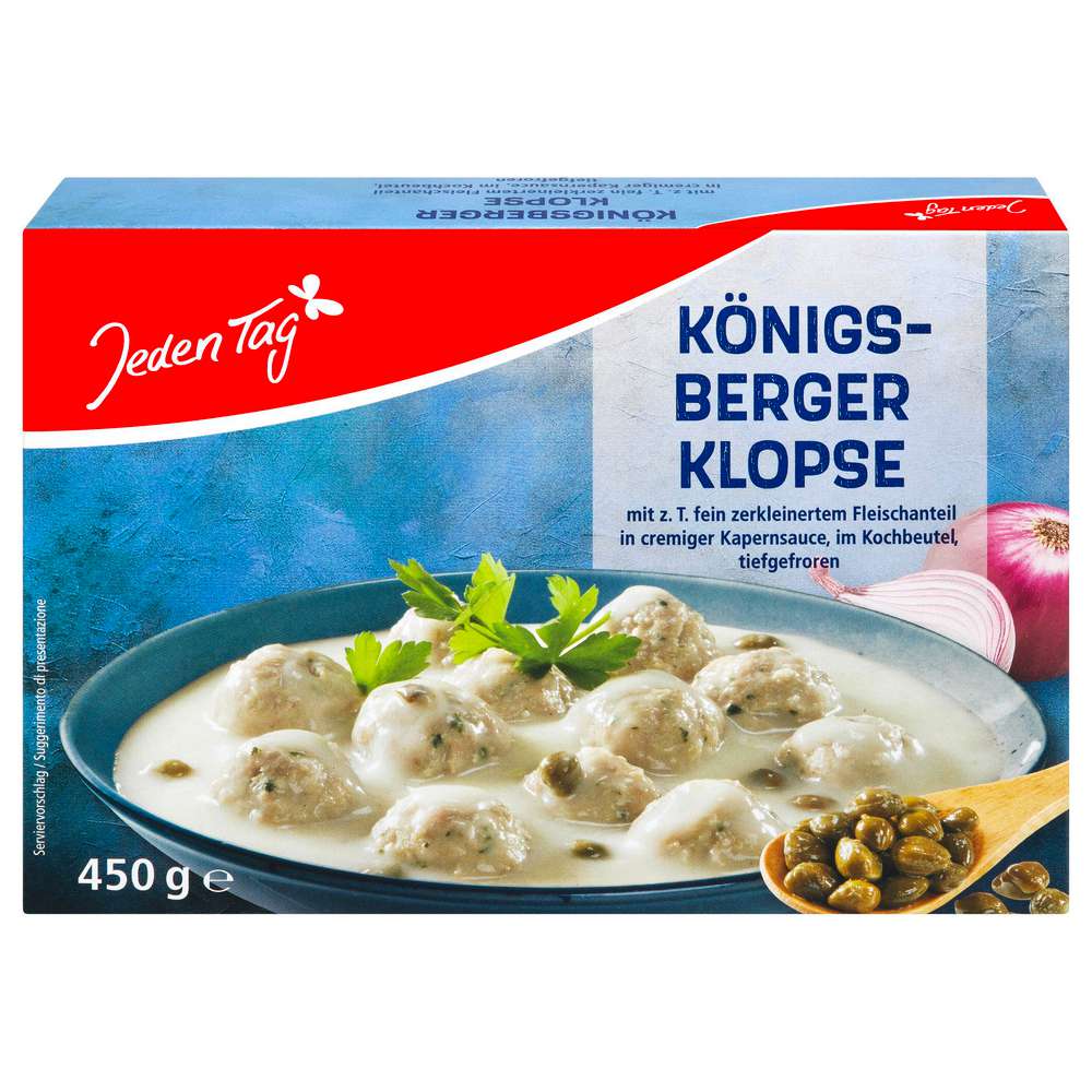 Produktabbildung Jeden Tag Königsberger Klopse, tiefgekühlt