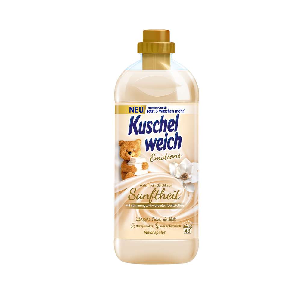 Produktabbildung Kuschelweich Weichspüler Emotions, Sanftheit