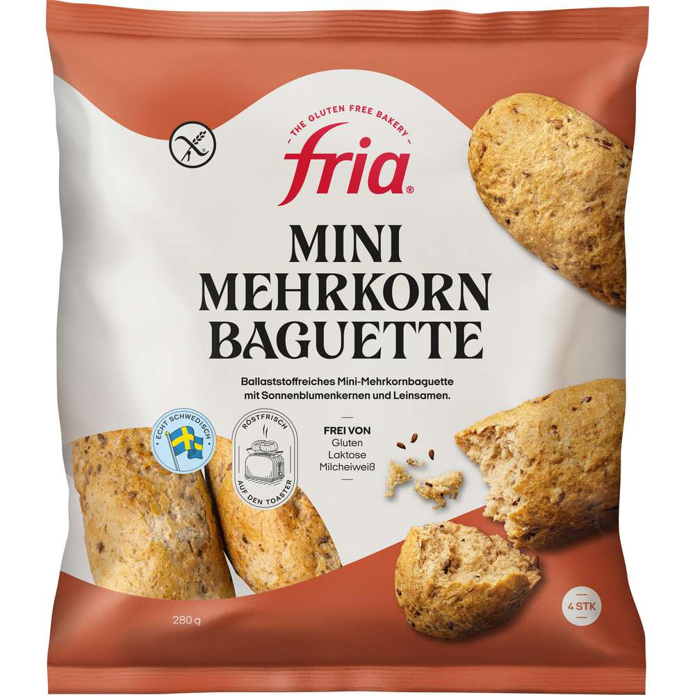 Produktabbildung Fria Mini Mehrkornbaguette, tiefgekühlt