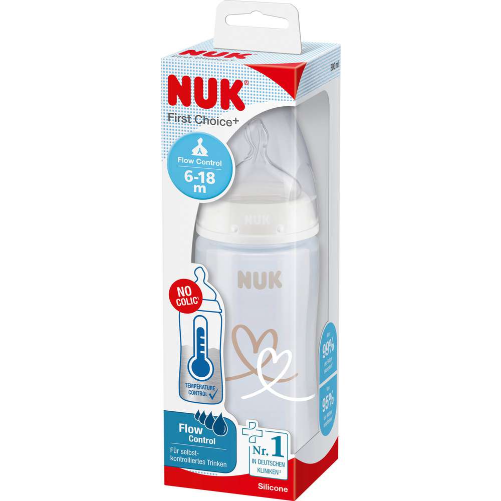Produktabbildung Nuk Babyflasche First Choice, mit Temperature Control