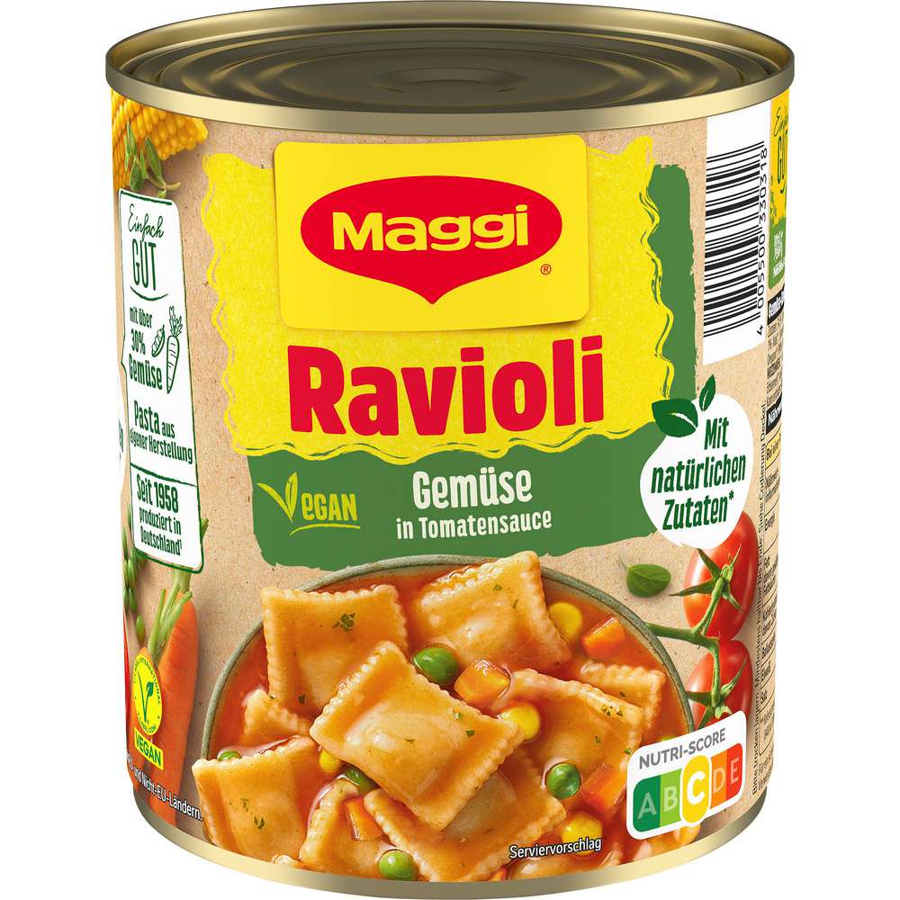 Produktabbildung Maggi Ravioli, Gemüse