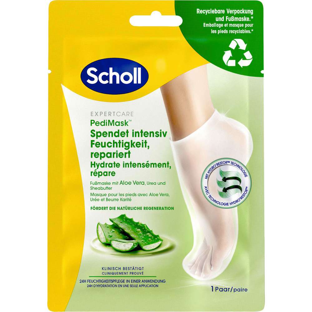 Produktabbildung Scholl Fußmaske, intensiv pflegend, mit Aloe Vera
