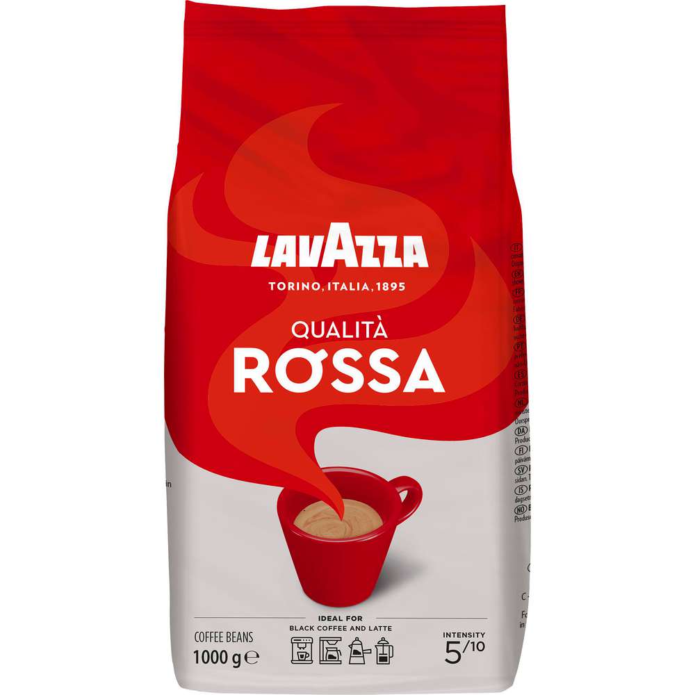 Produktabbildung Lavazza Kaffee Qualita Rossa, ganze Bohne