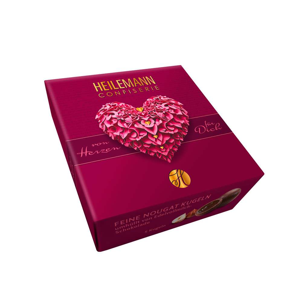 Produktabbildung Heilemann Nougat-Präsent Von Herzen