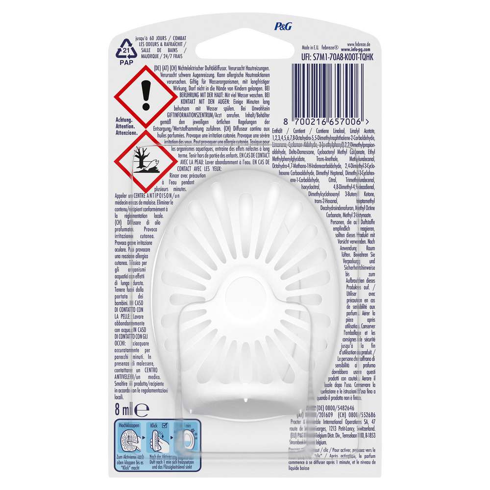 Produktabbildung Febreze Bad Lufterfrischer, Mallorca