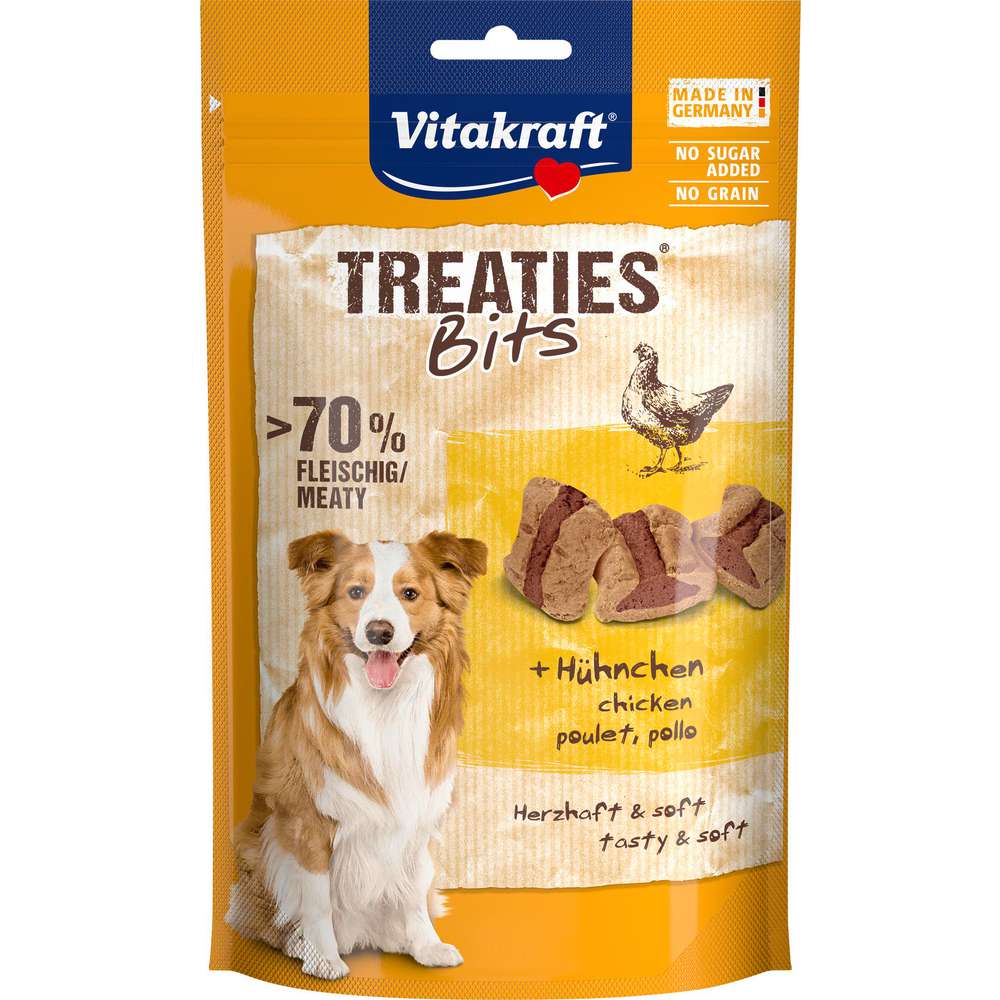 Produktabbildung Vitakraft Hunde-Snack Treaties Bits, Huhn/Bacon