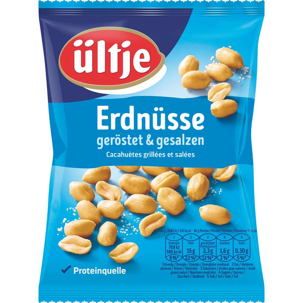 Produktabbildung Ültje Erdnüsse, geröstet & gesalzen