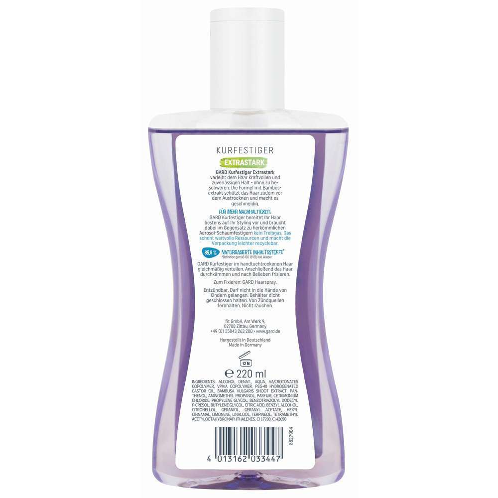 Produktabbildung Gard Kurfestiger extra stark, Bambus