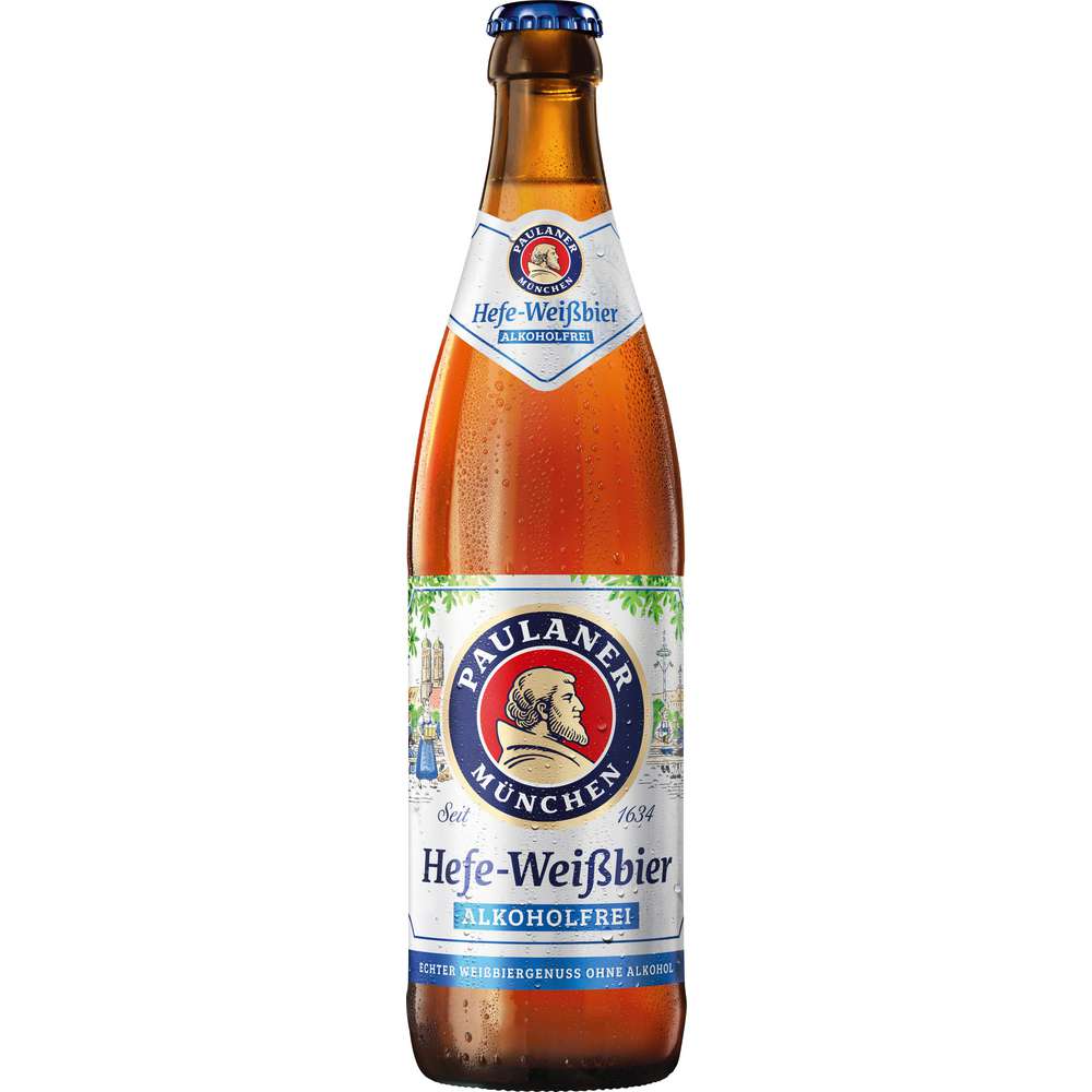 Produktabbildung Paulaner Hefe-Weißbier, alkoholfrei