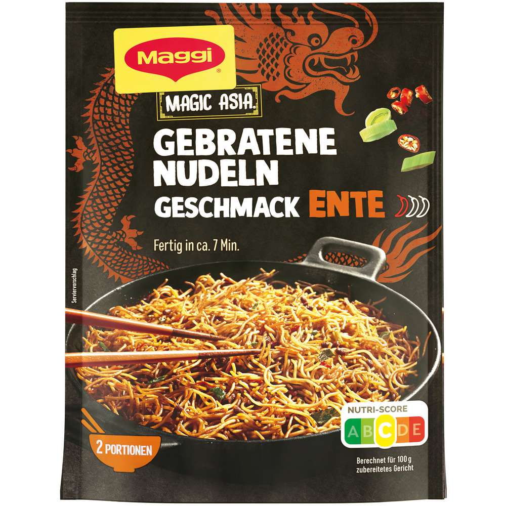 Produktabbildung Maggi Magic Asia Gebratene Nudeln mit Ente