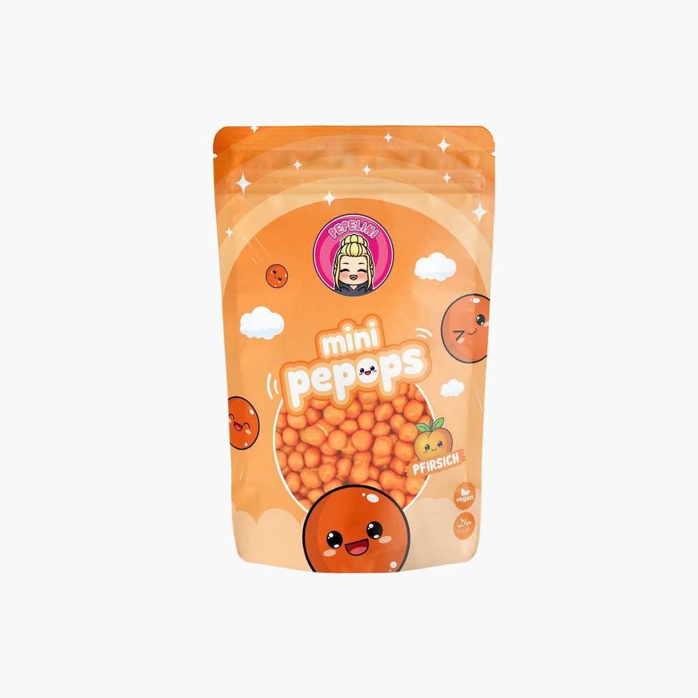 Produktabbildung Pepelini Mini Pepops Pfirsich 
