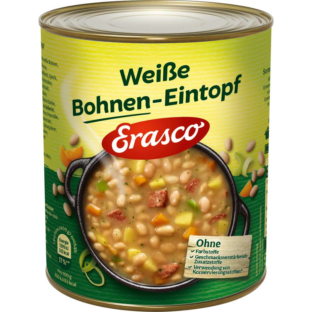 Produktabbildung Erasco Weiße Bohnen-Eintopf