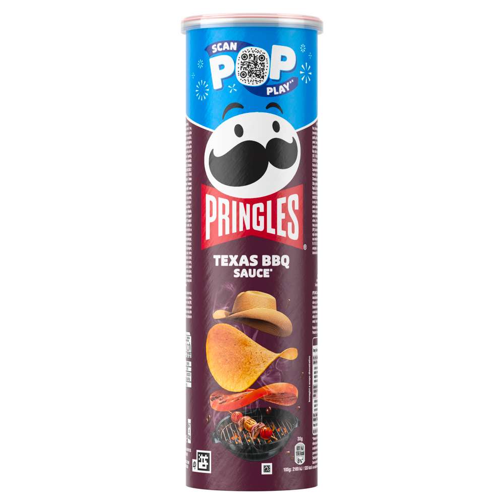 Produktabbildung Pringles Chips, Texas BBQ