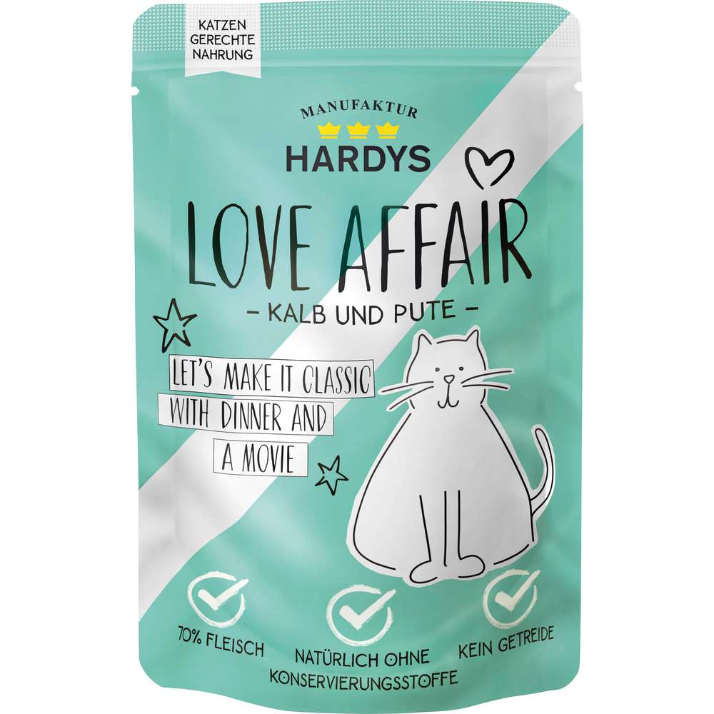 Produktabbildung Love Affair Katzen-Snacks, Huhn & Shrimps