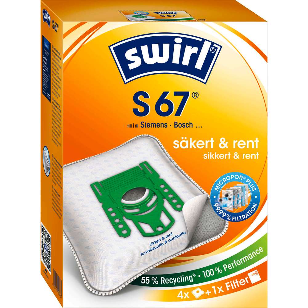 Produktabbildung Swirl Staubsauger Beutel S67