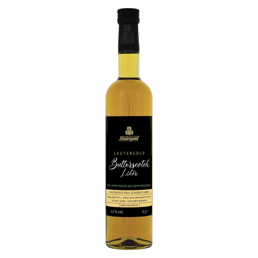 Produktabbildung Lautergold Butterscotch Likör 22%