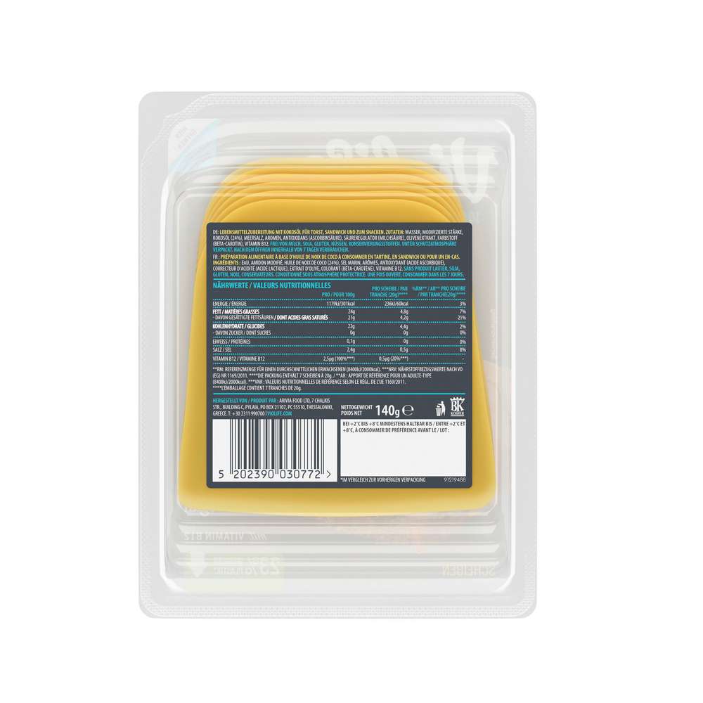 Produktabbildung Violife Käseersatz-Scheiben, Gouda Geschmack