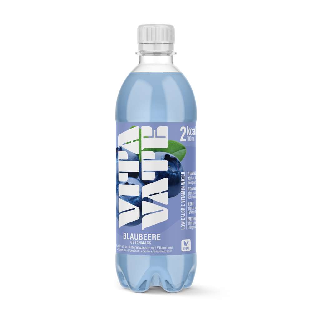 Produktabbildung Vita Vate Vitamin Wasser Blaubeere Geschmack