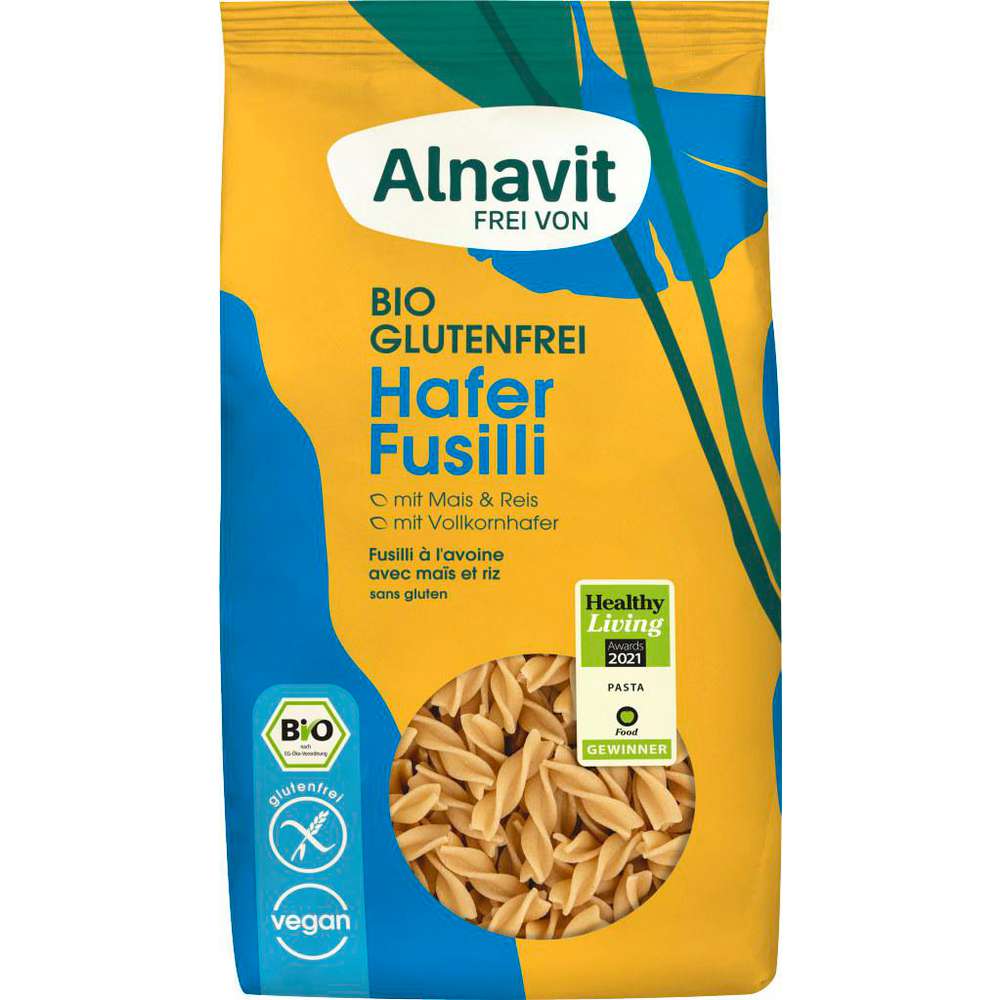 Produktabbildung Alnavit Bio Hafer-Nudeln, Fusilli