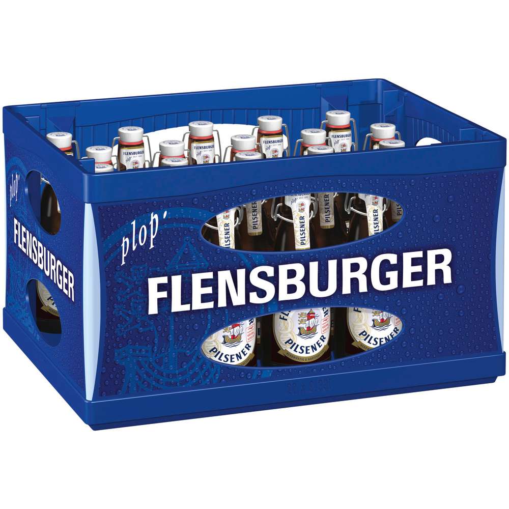 Produktabbildung Flensburger Pilsener Bier, 4,8 % (20x 0,330 Liter)