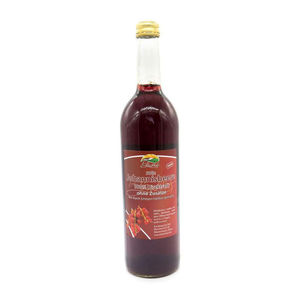 Produktabbildung Bleichhof Roter Johannisbeersaft