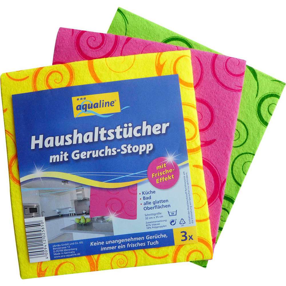 Produktabbildung aQualine Haushaltstuch mit Geruchsstopp