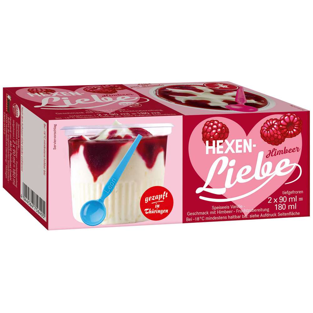 Produktabbildung Hexen-Becher Eis, Hexen-Liebe,Himbeer