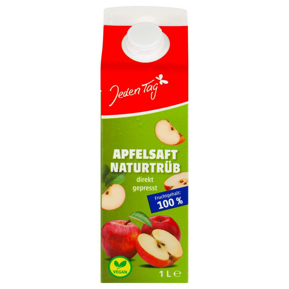 Produktabbildung Jeden Tag Apfelsaft, naturtrüb