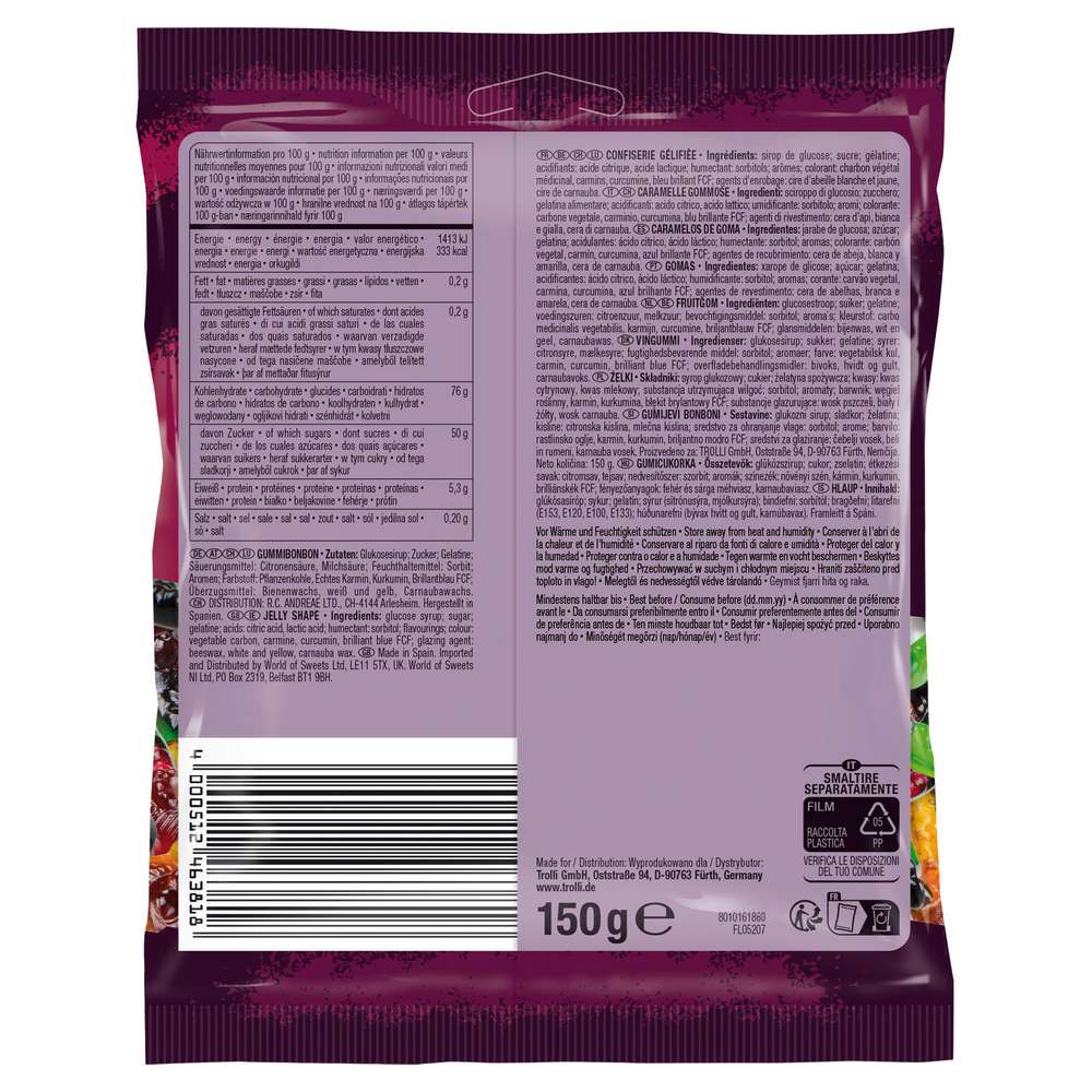 Produktabbildung Trolli Fruchtgummi Tarantula 