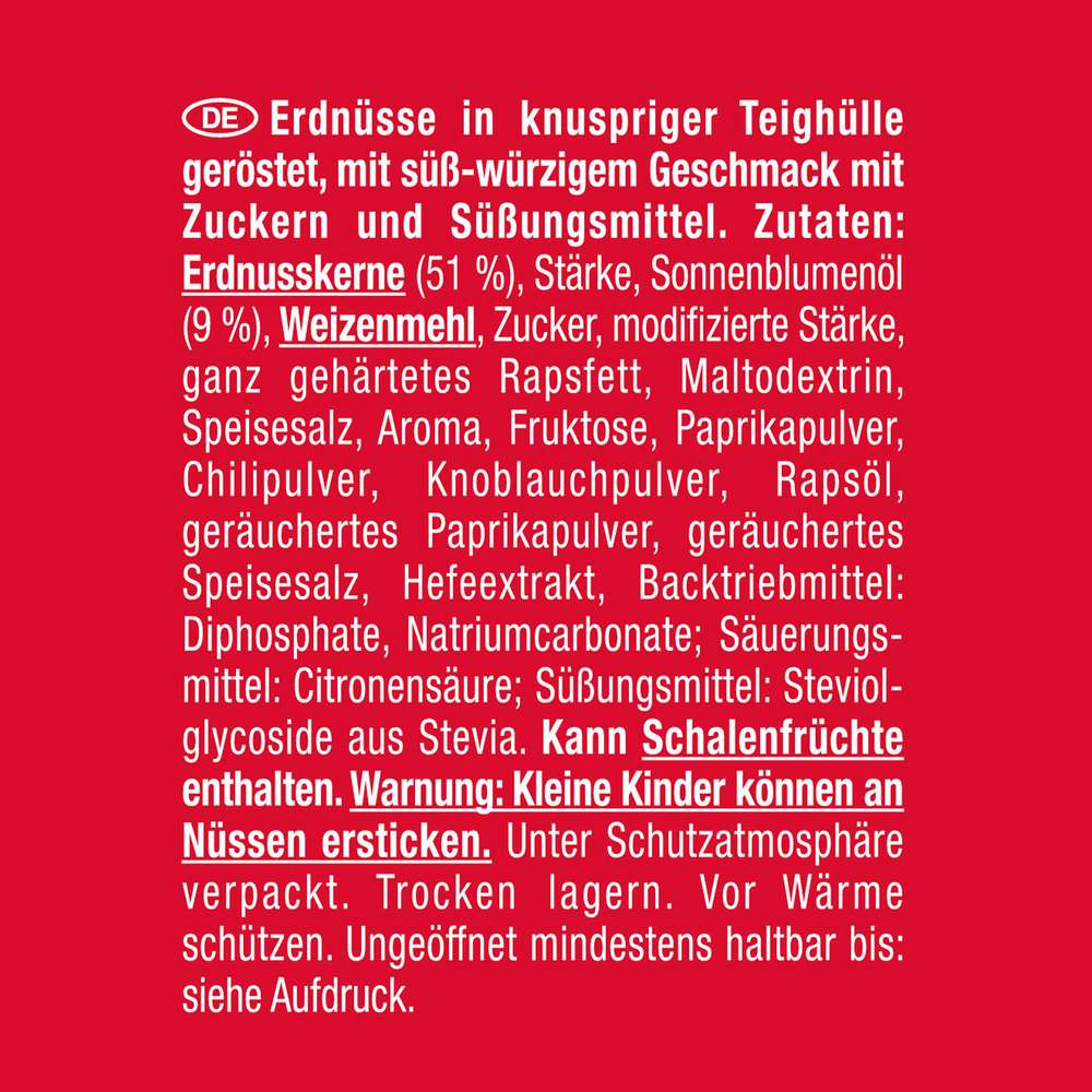 Produktabbildung NicNac's Erdnüsse in knuspriger Teighülle, BBQ