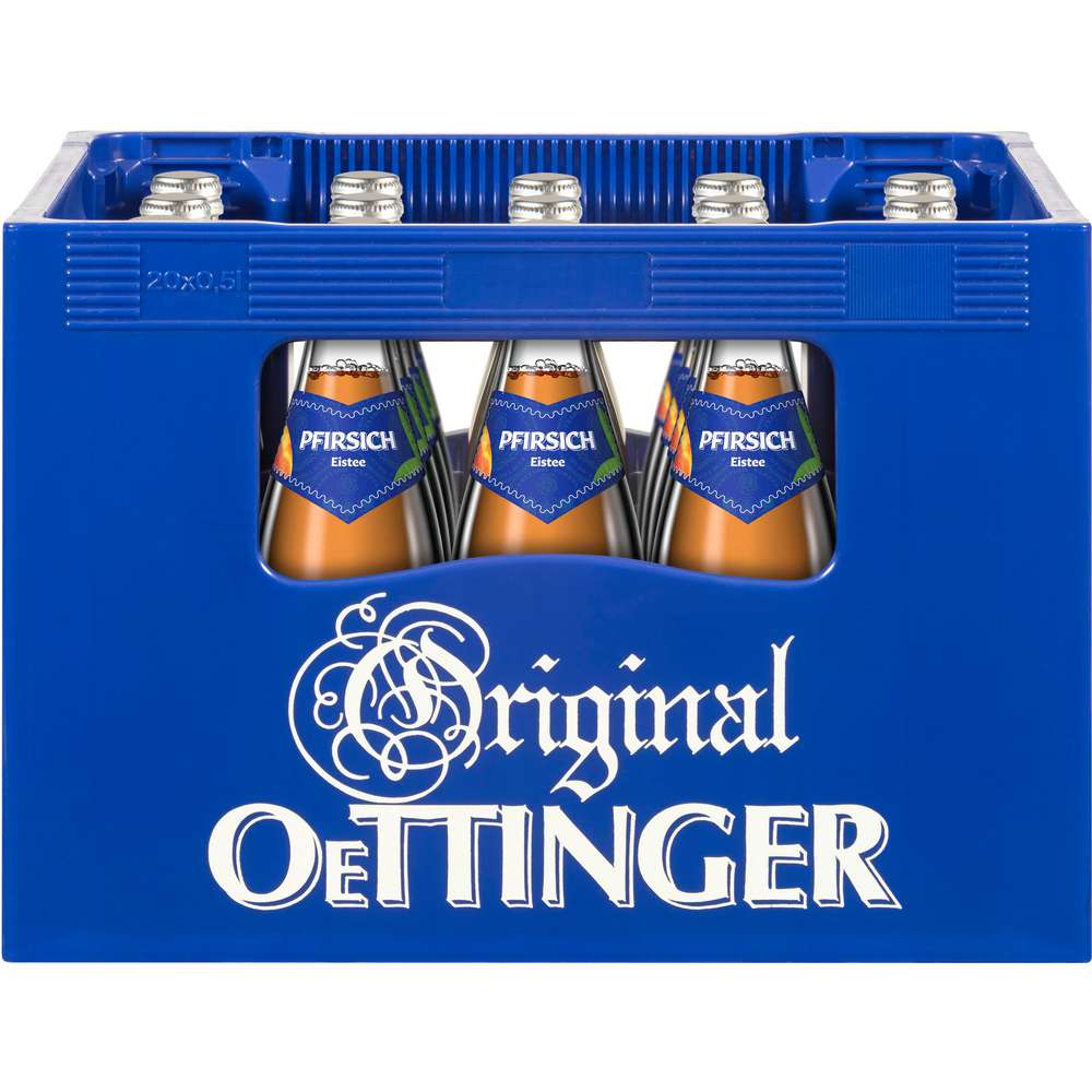 Produktabbildung Oettinger Eistee OeTea, Pfirsich (20x 0,500 Liter)