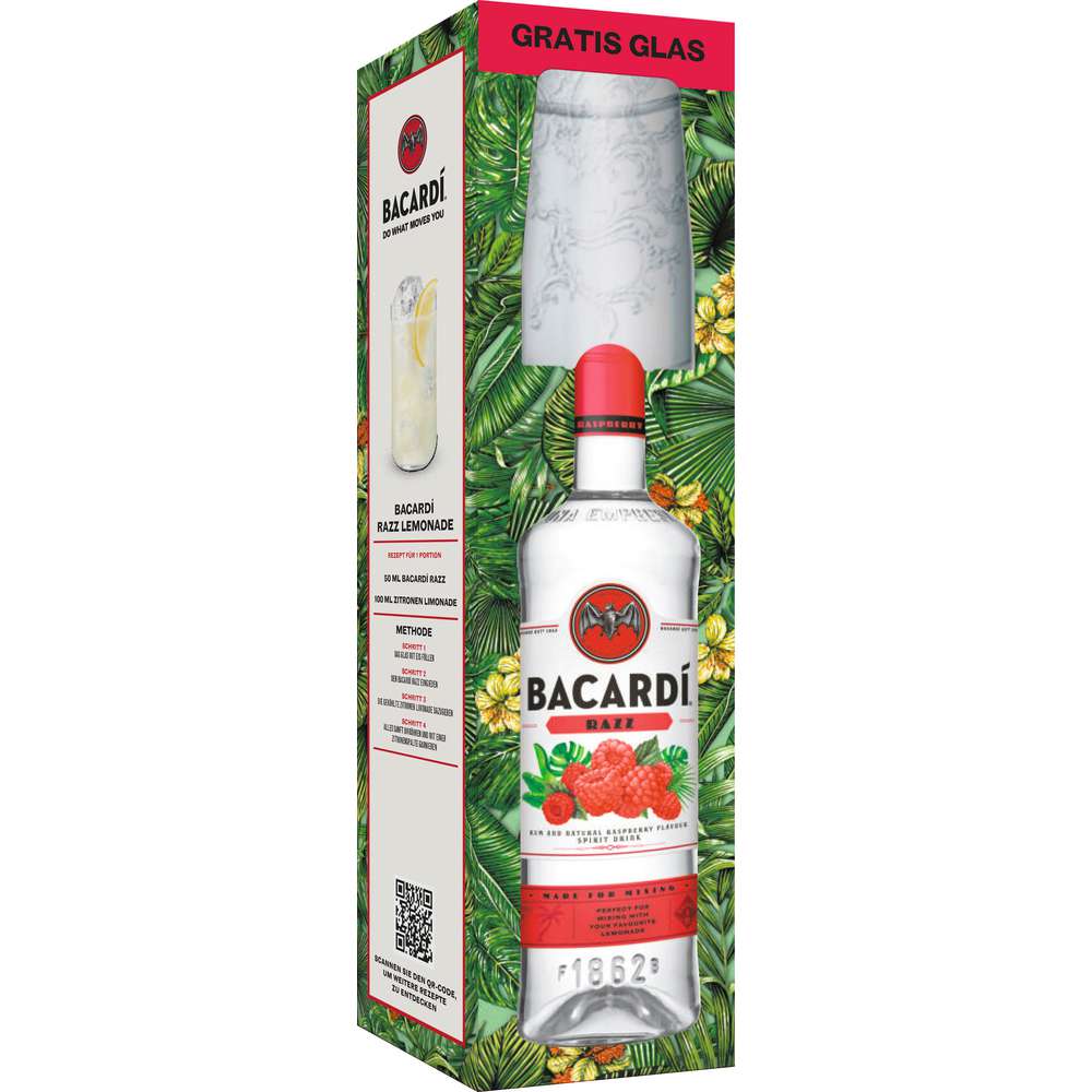 Produktabbildung Bacardi Razz Rum 27%