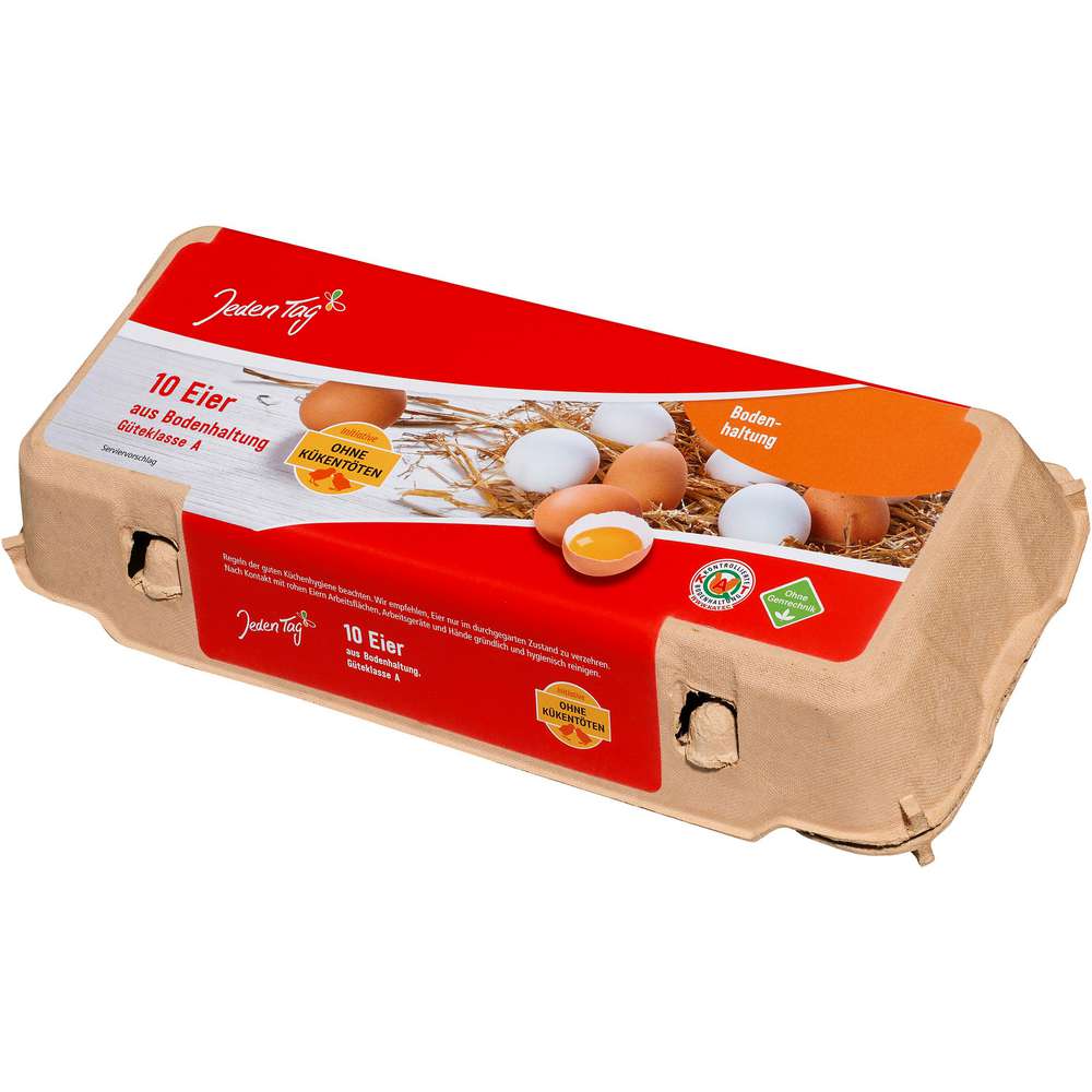 Produktabbildung Jeden Tag Eier aus Bodenhaltung, Gr. S/L