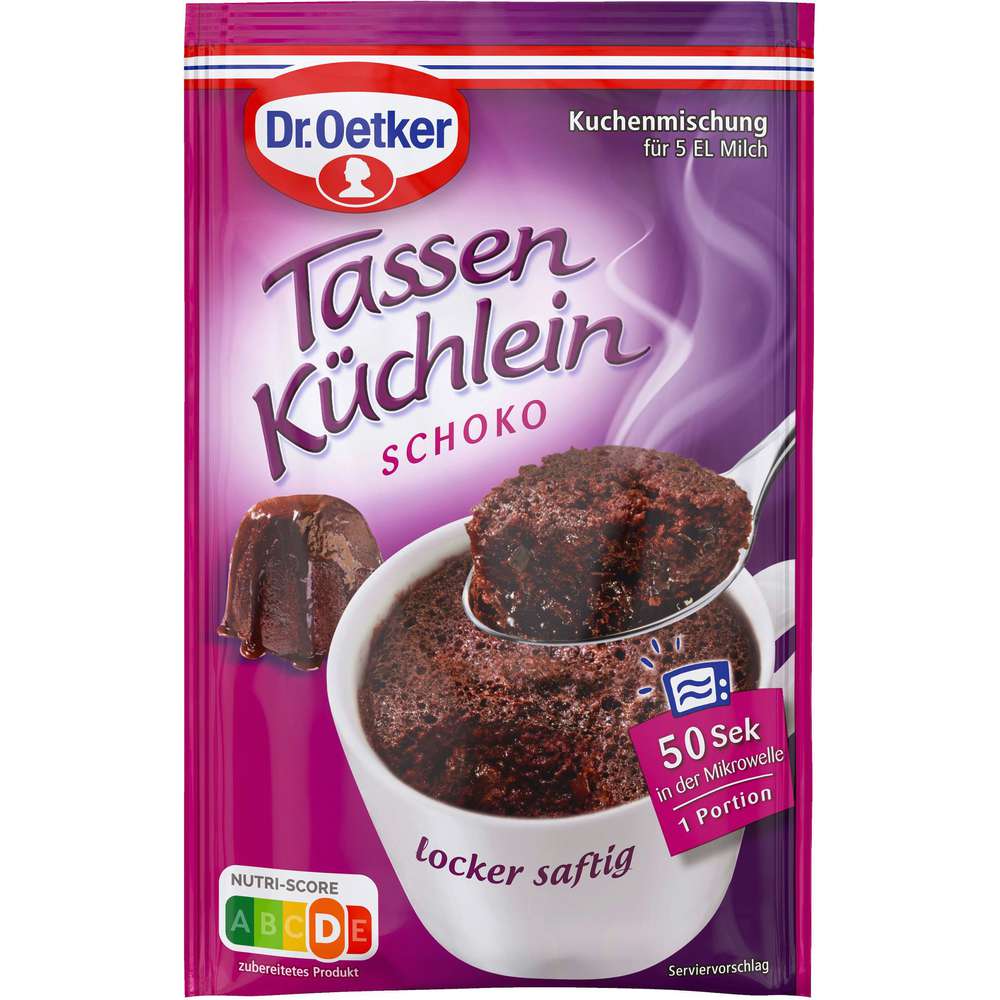 Produktabbildung Dr. Oetker Tassenküchlein, Schoko