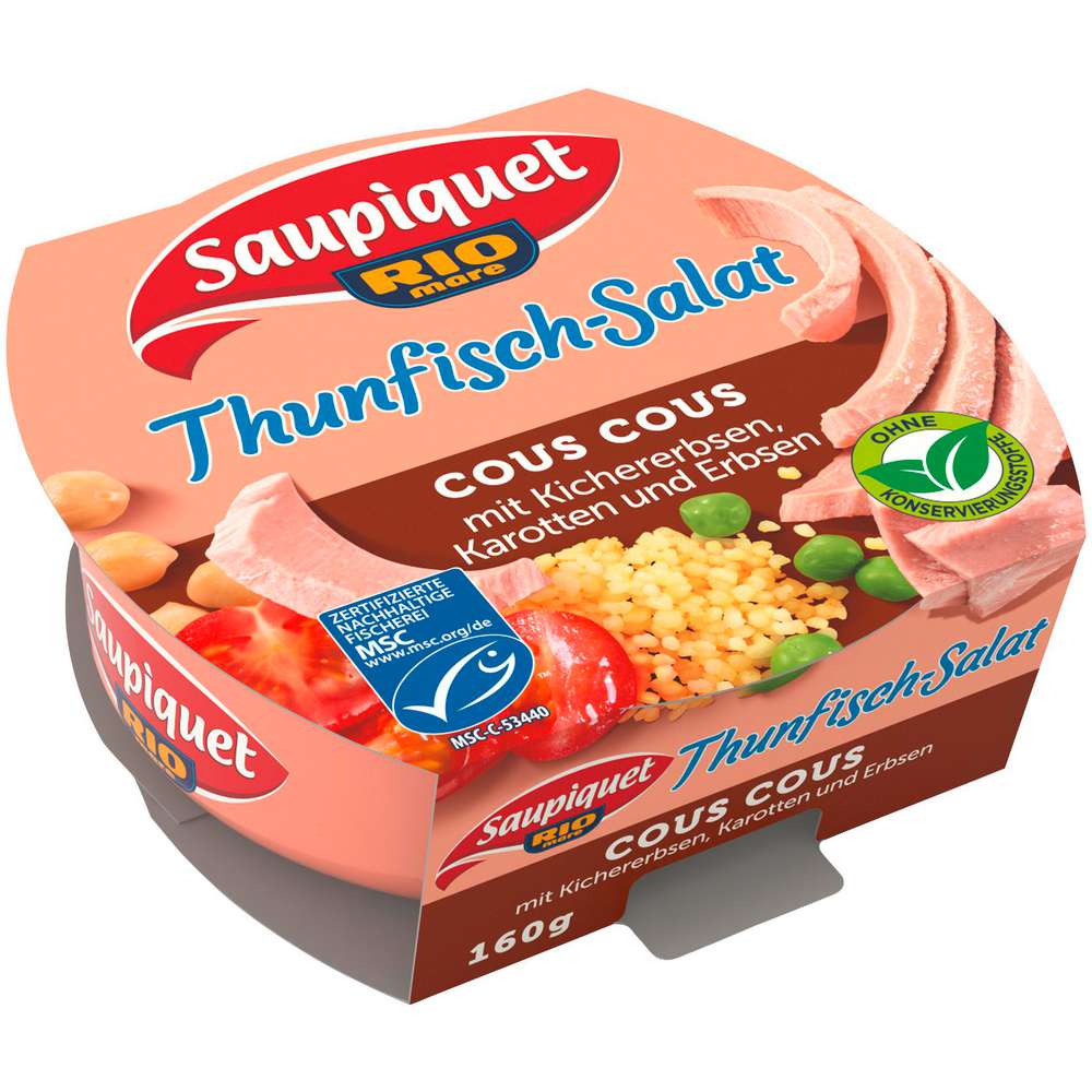 Produktabbildung Saupiquet MSC Thunfisch Salat, Cous Cous