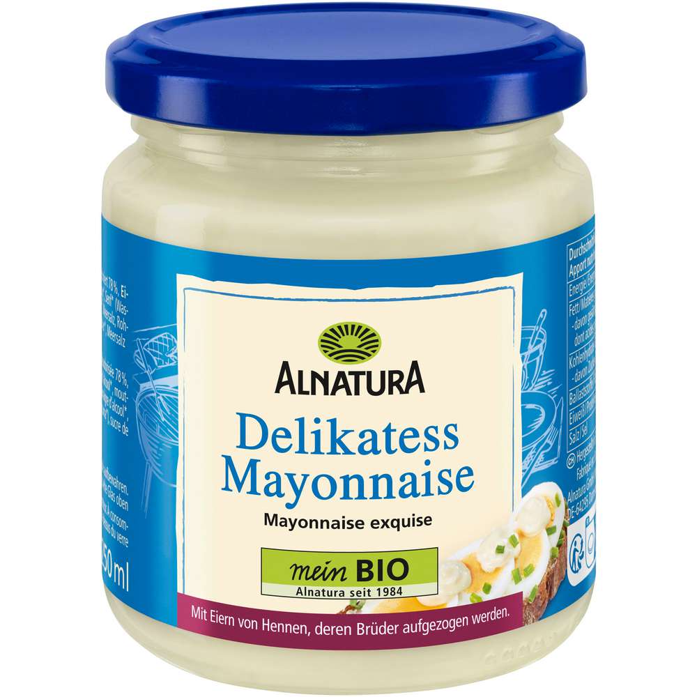 Produktabbildung Alnatura Bio Delikatess Mayonnaise