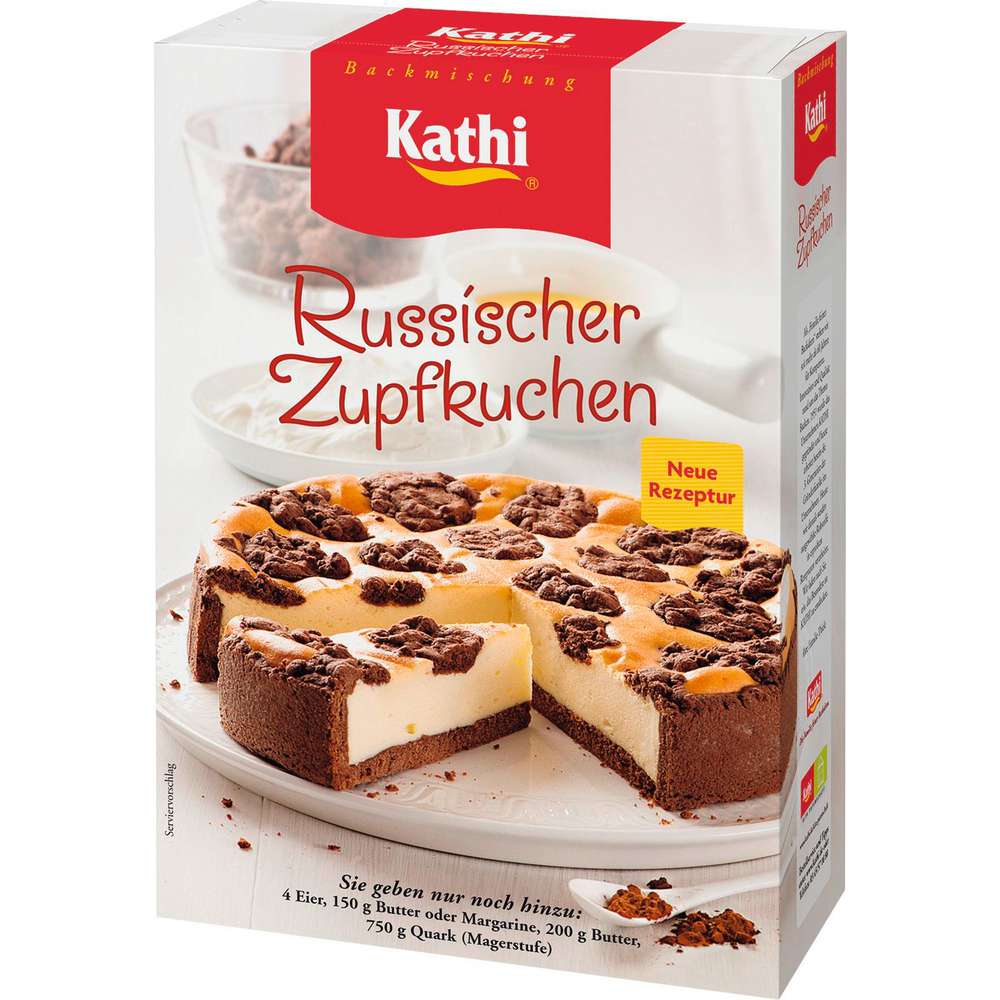Produktabbildung Kathi Backmischung, russischer Zupfkuchen