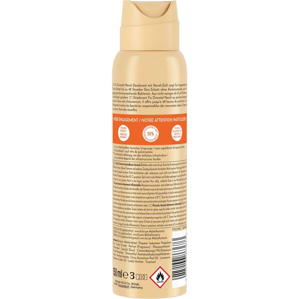 Produktabbildung Fa Deo Spray, Oriental Neroni