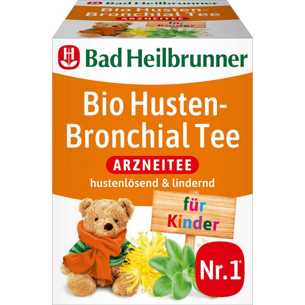 Produktabbildung Bad Heilbrunner Bio Husten-Bronchial Tee für Kinder
