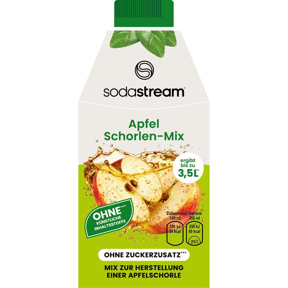 Produktabbildung Sodastream Sirup Apfel-Schorlen-Mix