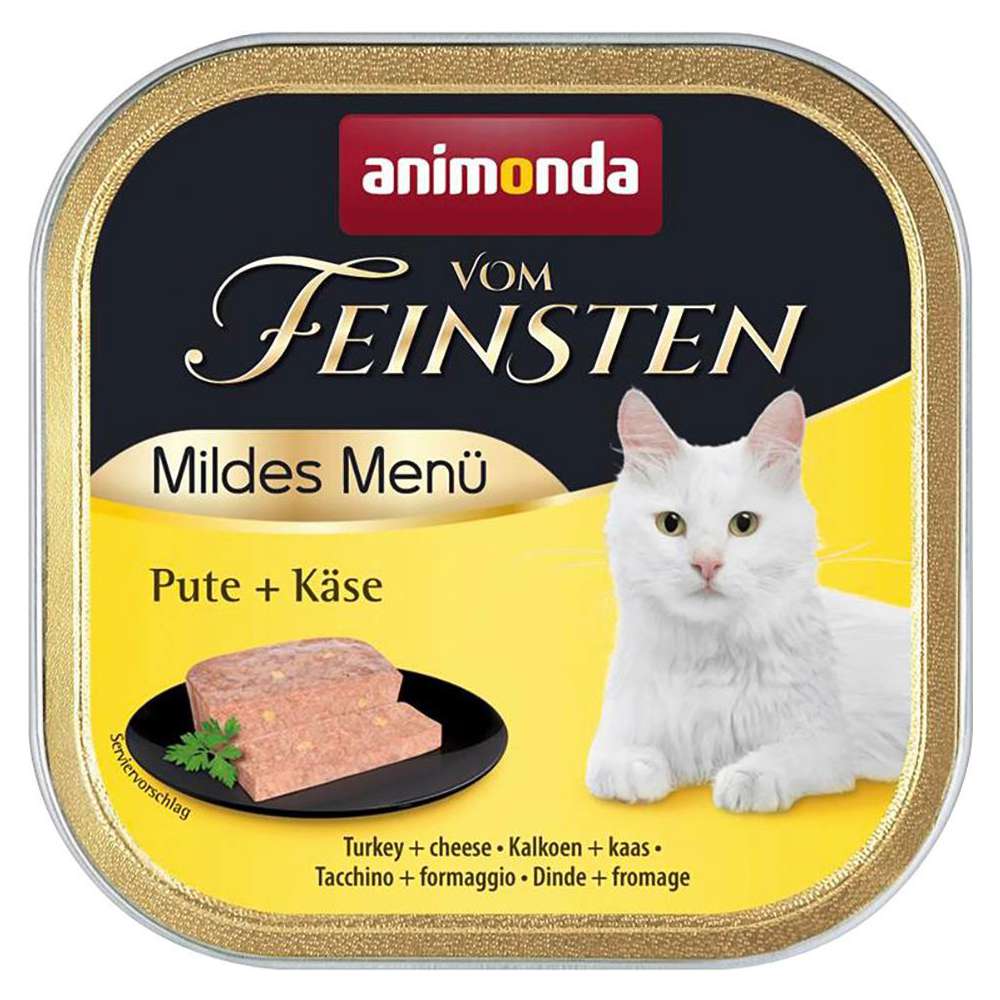 Produktabbildung animonda Katzen-Nassfutter vom Feinsten, Pute/Käse