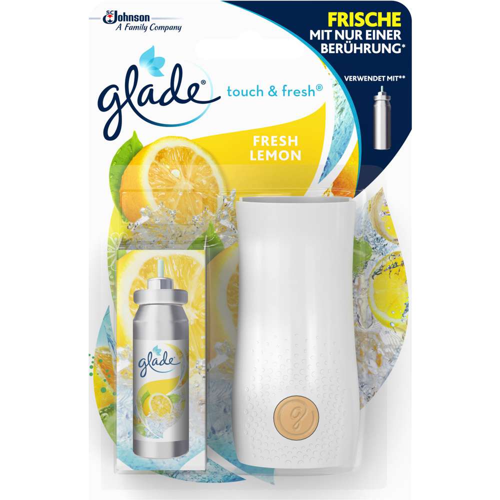 Produktabbildung Glade Lufterfrischer Touch & Fresh Halter, Fresh Lemon