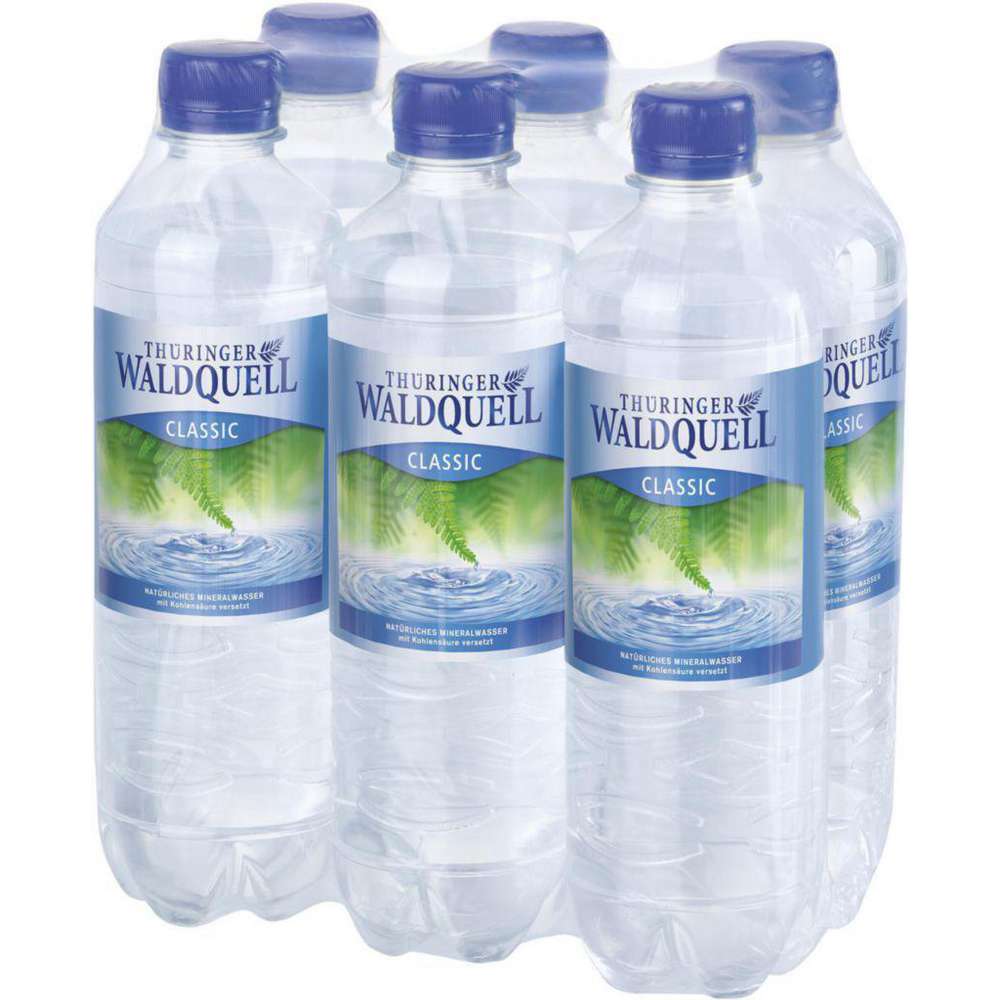 Produktabbildung Thüringer Waldquell Mineralwasser, Classic (6x 0,500 Liter)